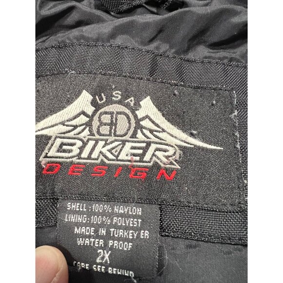 Vintage Harley-Davidson Black & Gray Motorcycle Jacket Large U3 - Picture 7 of 9